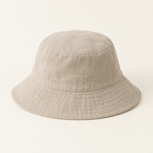 AI-generated sample: Natural Linen Bucket Hat