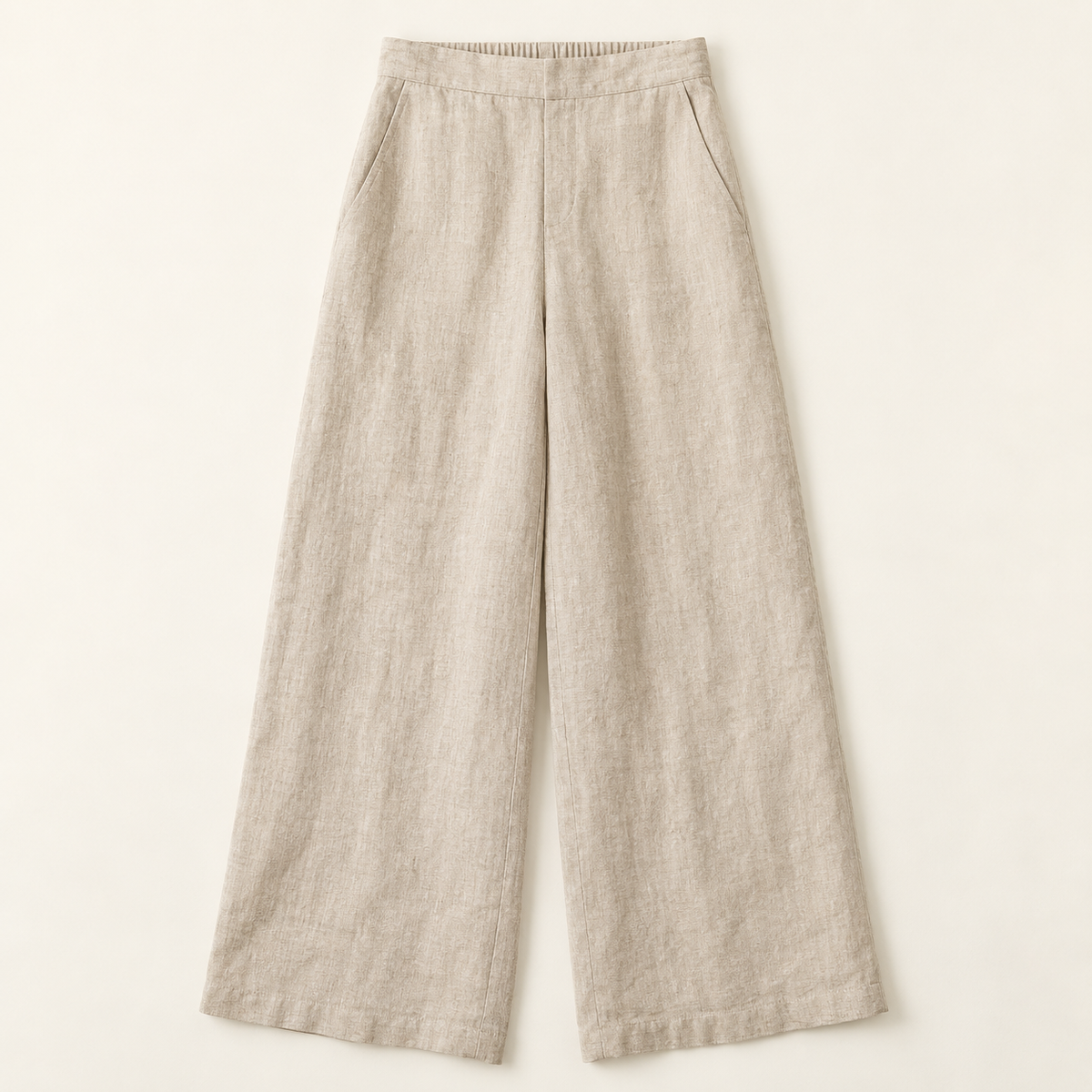 AI-generated sample: Oat Women's Linen Wide-Leg Pants